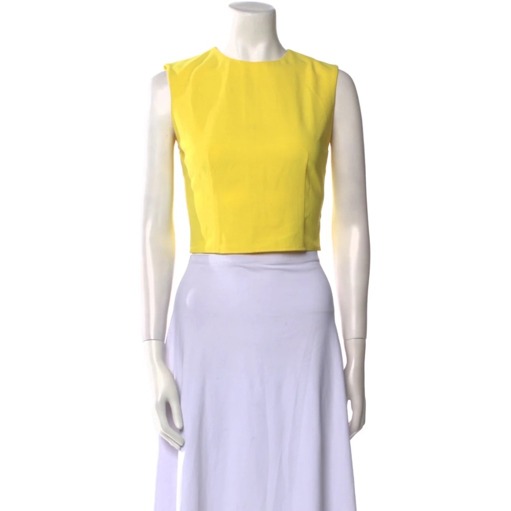 ALICE + OLIVIA Sleeveless Crop Top